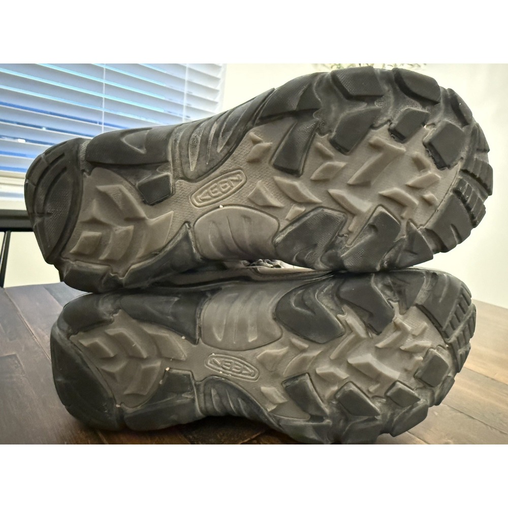 🔥 KEEN Women's Size 8.5 Durand II Mid Waterproof Hiking Shoe Boot Steel Gray - Picture 6 of 9